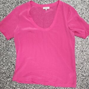 Babaton Fuchsia Silk Top